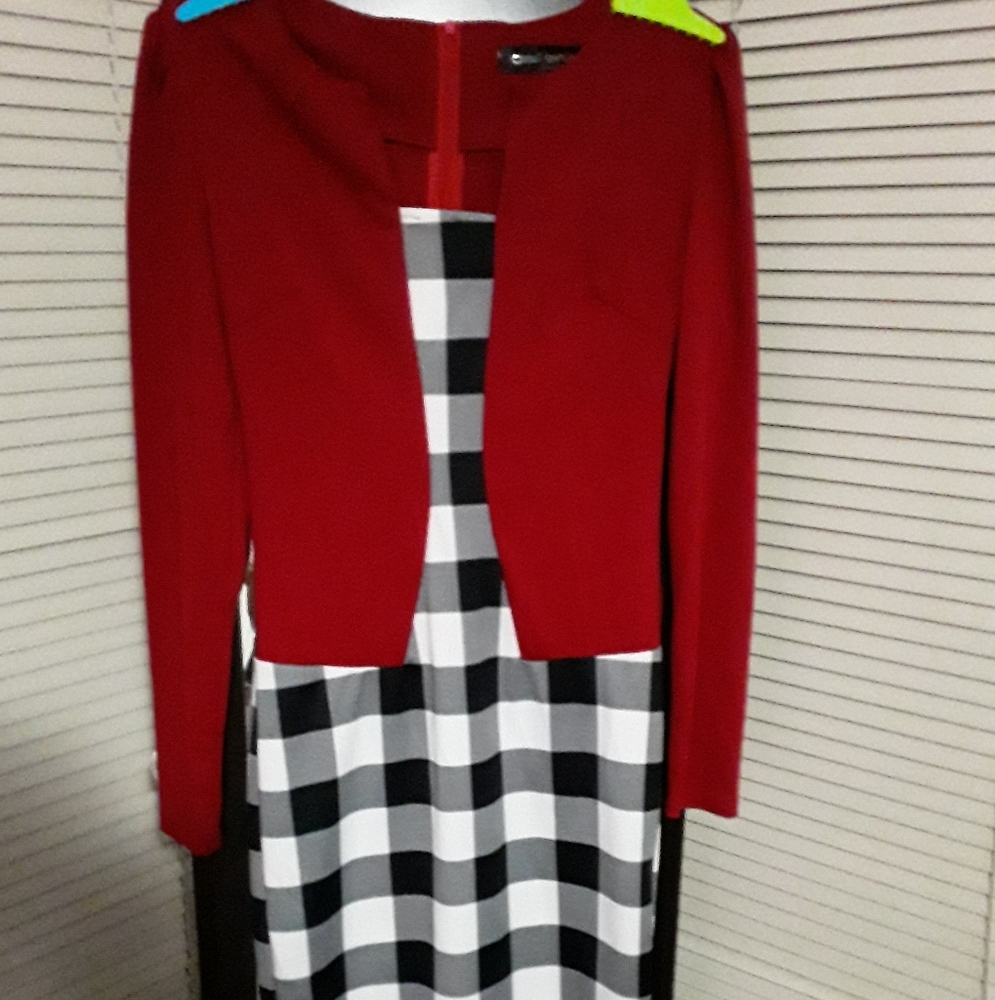 Black and Red Dress